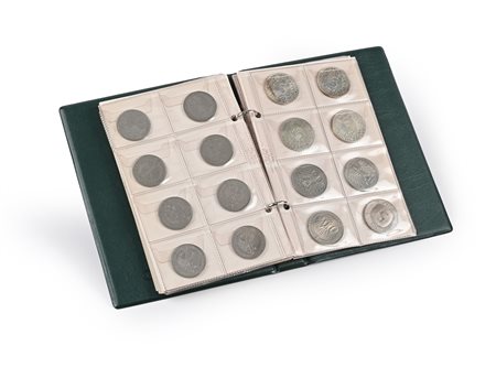 Lotto di monete Germania: 4 pezzi da 5 marchi in argento + monete in metallo...