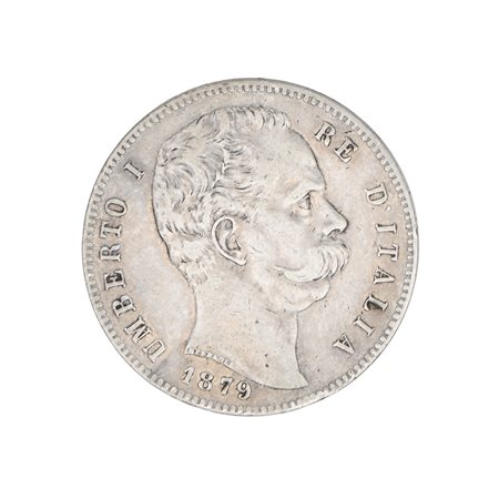 5 lire 1879 II° Tipo Umberto I Regno d'Italia