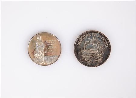 Lotto 2 medaglie Proof: 1) Ministero dello Sport - Repubblica di Malta; 2)...