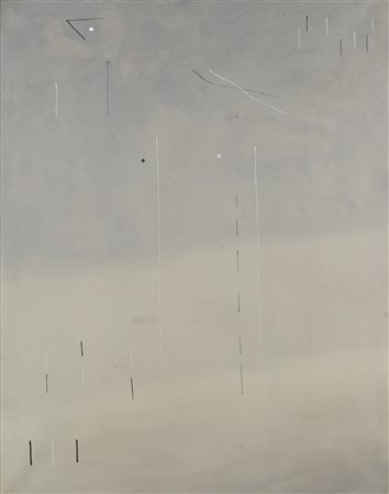 Valentino Vago (Barlassina 1931-Milano 2018) Senza titolo Olio su tela cm...