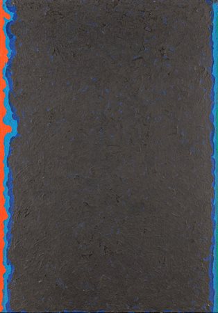 Paolo Masi (Firenze 1933) Senza Titolo 1987 Smalti su tela cm 100x70 - in...