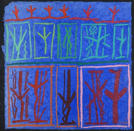 Riccardo Licata (Torino 1929-Venezia 2014) Senza titolo 1993 Tecnica mista su...