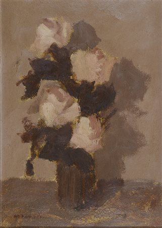 DIPINTO FIORI DI FRANCO MARZILLI