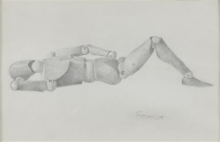 STUDIO PER MANICHINO DI CLAUDIO MEDAGLIA