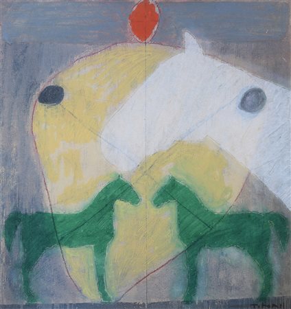 DIPINTO SU CARTA DI ANGELO TITONEL