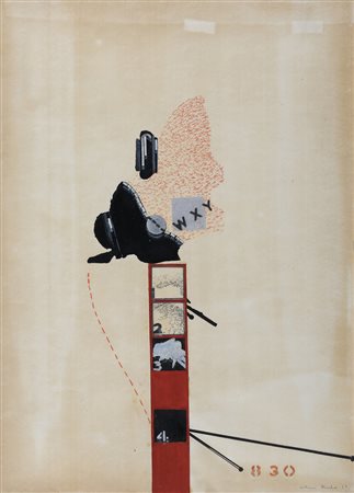 TECNICA MISTA E COLLAGE DI PAOLO COTANI, 1967