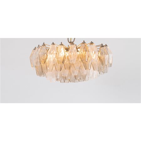 CARLO SCARPA, Lampada a sospensione della serie “Poliedri”