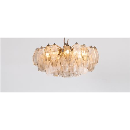 CARLO SCARPA, Lampada a sospensione della serie “Poliedri”