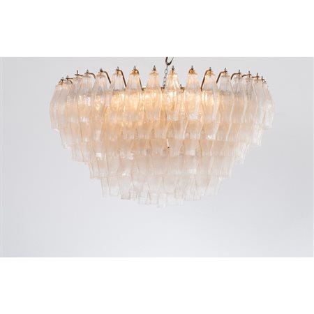 CARLO SCARPA (Attr.le), Lampada sospensione serie “Poliedri”