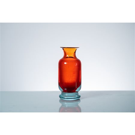 FLAVIO POLI, Vaso in vetro