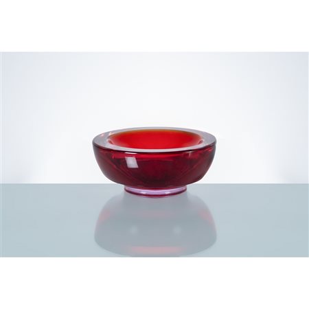 FLAVIO POLI, Coppa in vetro