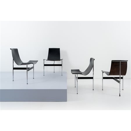 W. KATAVOLOS, R. LITTEL, D. KELLEY, Quattro sedie mod. “3LC”