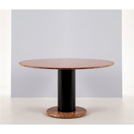 ETTORE SOTTSASS, Tavolo da pranzo modello “Loto Rosso”