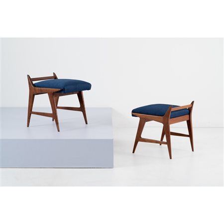 ICO E LUISA PARISI, Coppia di sedute basse