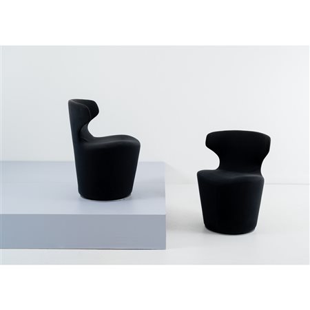 NAOTO FUKASAWA, Coppia poltrone girevoli mod. “Mini Papilio”