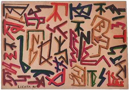 LICATA RICCARDO Torino 1929 - Venezia 2014 "Senza titolo"