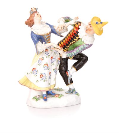 MEISSEN GRUPPO IN PORCELLANA, MEISSEN, INIZIO XX SECOLO, raffigurante...