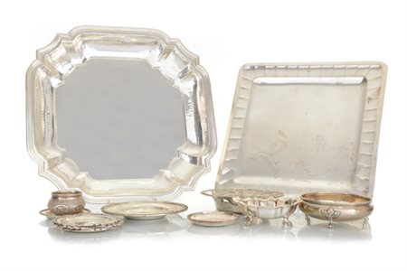 ARGENTI D'EPOCA LOTTO DI DIVERSI OGGETTI IN ARGENTO, XX SECOLO, composto da...