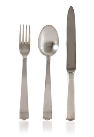 ARGENTI RECENTI SERVIZIO DI POSATE IN ARGENTO, ALESSANDRIA, CESA, XX SECOLO,...