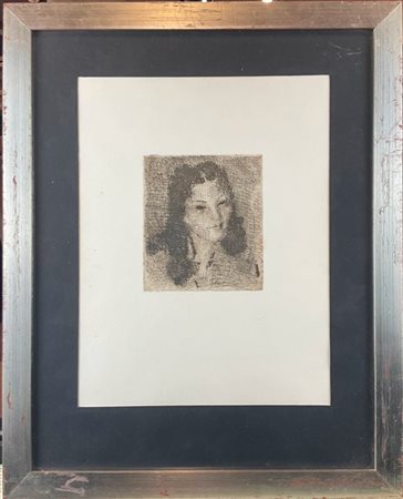 Ignoto "Ritratto di Miette"
acquaforte
(lastra cm 14x12,5; foglio cm 34x25,5)
i