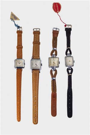 LOTTO DI QUATTRO OROLOGI LADY<BR>Mod. “Lady dress Watch”, anni '70