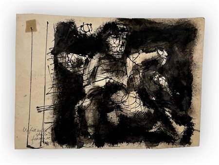 FRANCO FRANCESE (1920-1996) - Nella stalla, 1957