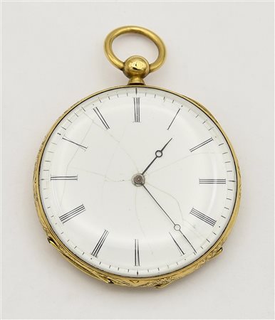 Orologio da tasca, Francia, fine 800, oro 18K CASSA: in oro 18K con doppio...