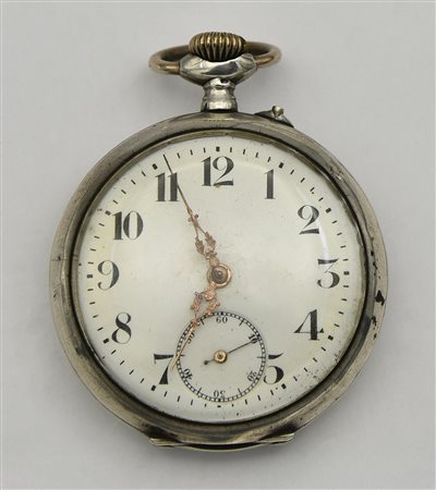 Orologio da tasca, Svizzera, primi 900, argento 800/1000 CASSA: in argento...