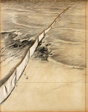CHRISTO Javacheff Gabrovo 1935 Running Fence (Project for the West Coast of...