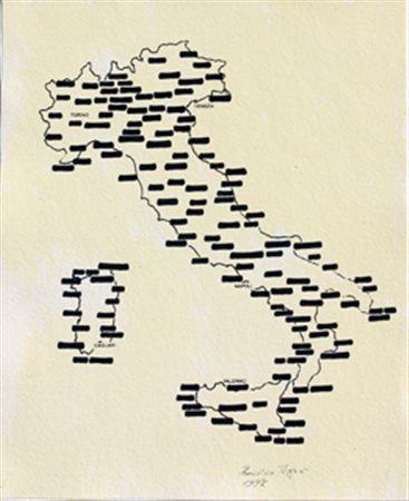 ISGRO' Emilio Barcellona Pozzo di Gotto 1937 Torino Italia, 1997 tempera e...