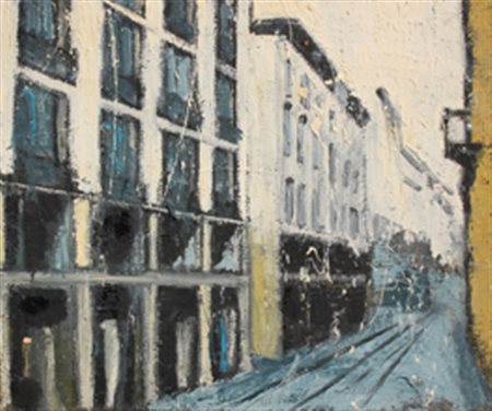 ALIOTO Massimiliano Brindisi 1972 Luce sulla città, 2005 olio su tela cm. 50...