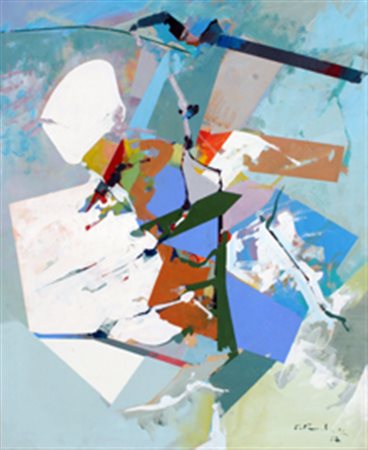 FRANCESCHINI Edoardo Catania 1928 - Varese 2006 Possente architettura, 1987...