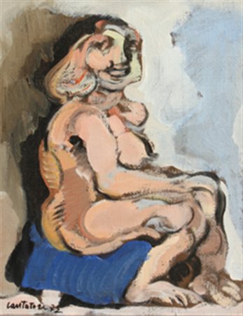 CANTATORE Domenico Ruvo di Puglia 1906 - Parigi 1998 Senza titolo, 1972 olio...