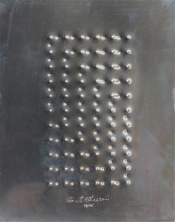 CASTELLANI Enrico Castelmassa 1930 Senza titolo, 2008 lamina estroflessa cm....