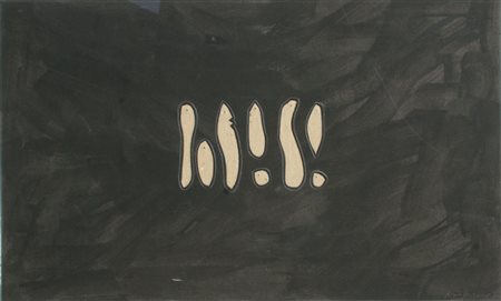 MAINOLFI Luigi Rotondi 1948 Senza titolo tecnica mista su cartone cm. 31 x 52...