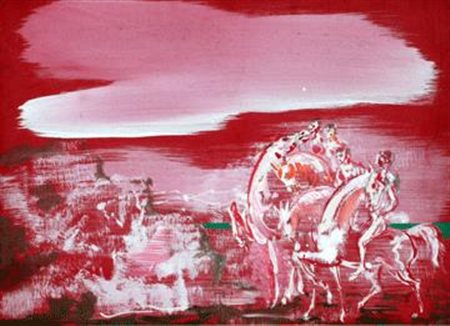 SASSU Aligi Milano, 1912 - Pollença, 2000 Cavalcata, 1963 tempera su...