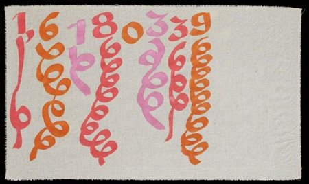 GRIFFA Giorgio Torino 1936 Sezione aurea 339, 2010 acrilici su tela cm. 42 x...