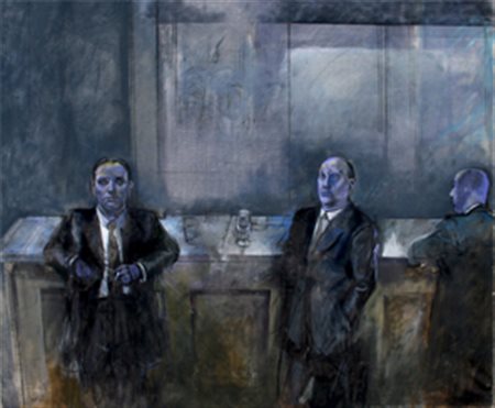 SUGHI Alberto Cesena (Fo) 1928 - Bologna, 2012 Notturno: personaggi, 1999...