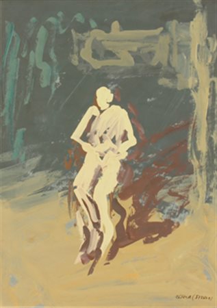 OSSOLA Giancarlo Milano 1935 Studio per palcoscenico (a Bertold Brecht), 2002...