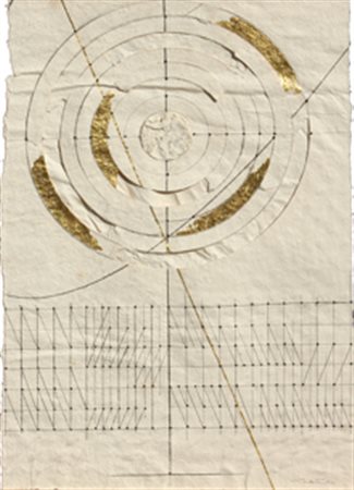 VALENTINI Walter Pergola 1928 Senza titolo, 2003 tecnica mista su cartoncino...