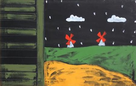 FESTA Tano Roma 1938 - Roma 1988 Senza titolo, anni 80 acrilico su tela cm....