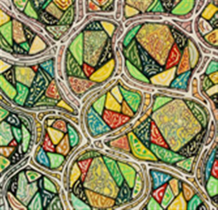 BENEDETTI Mauro Maremma, 1947 Arterie, 2003 acrilico su tela cm. 70 x 70...