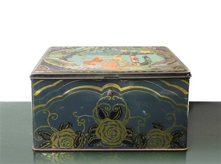 Luigi Zaini - Scatola in latta, 1930, Deco