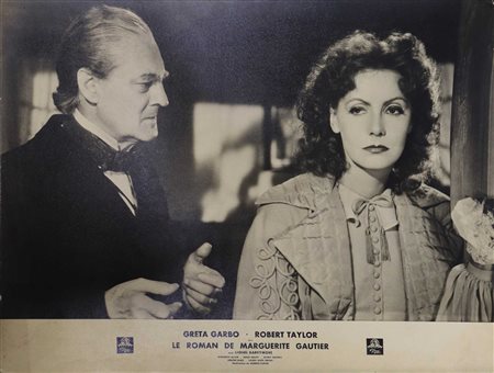 Fotobusta cartonata ''Le roman de Marguerite Gautier'', 1950s