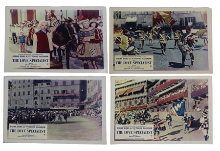 N.4 Lobby cards ''The love specialist'', 1950s