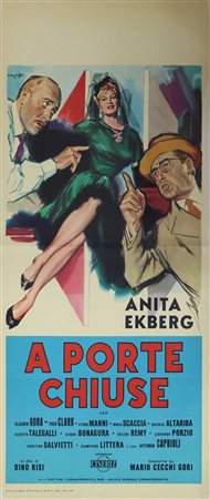 Locandina film ''A porte chiuse'', 1961