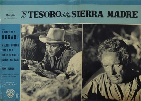 Fotobusta ''Il tesoro della sierra madre'', 1957