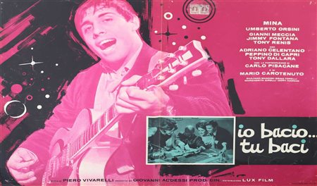 Fotobusta ''Io bacio...tu baci''