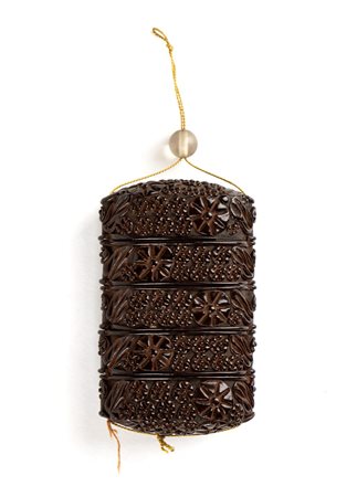  
INRŌ A QUATTRO SCOMPARTI IN CUOIO 
 