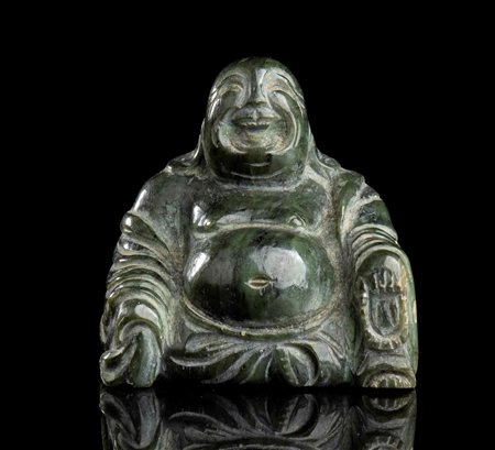  
BUDAI IN PIETRA DURA VERDE 
 